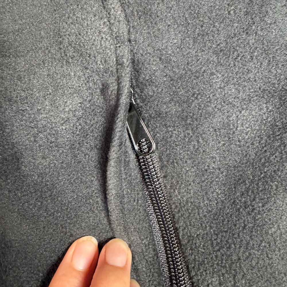 Columbia Womens Plus Size 1X Black Full Zip Fleece Vest Mock Neck Sleeveless - Picture 5 of 8